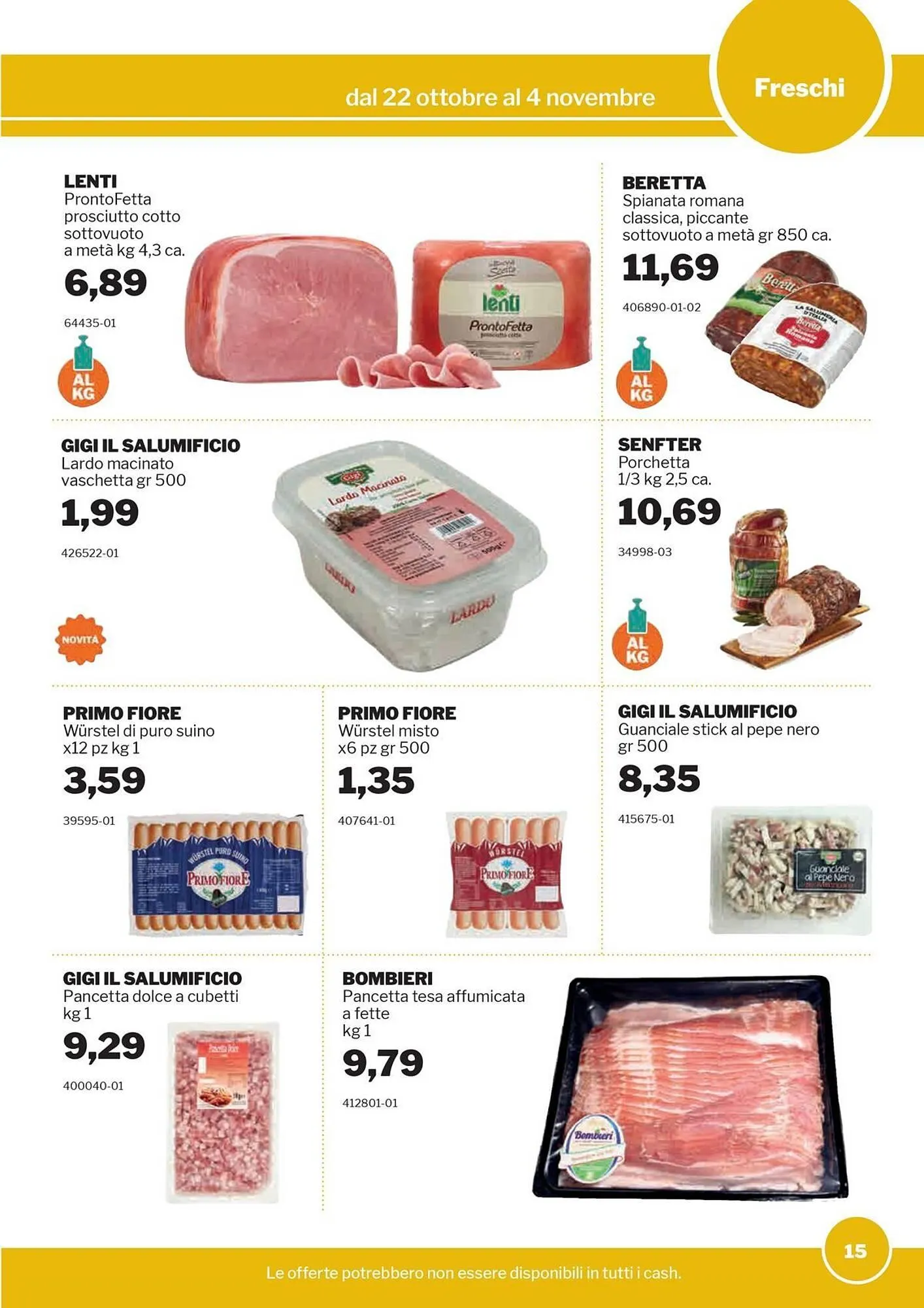 Volantino GrosMarket da 22 ottobre a 4 novembre di 2025 - Pagina del volantino 15