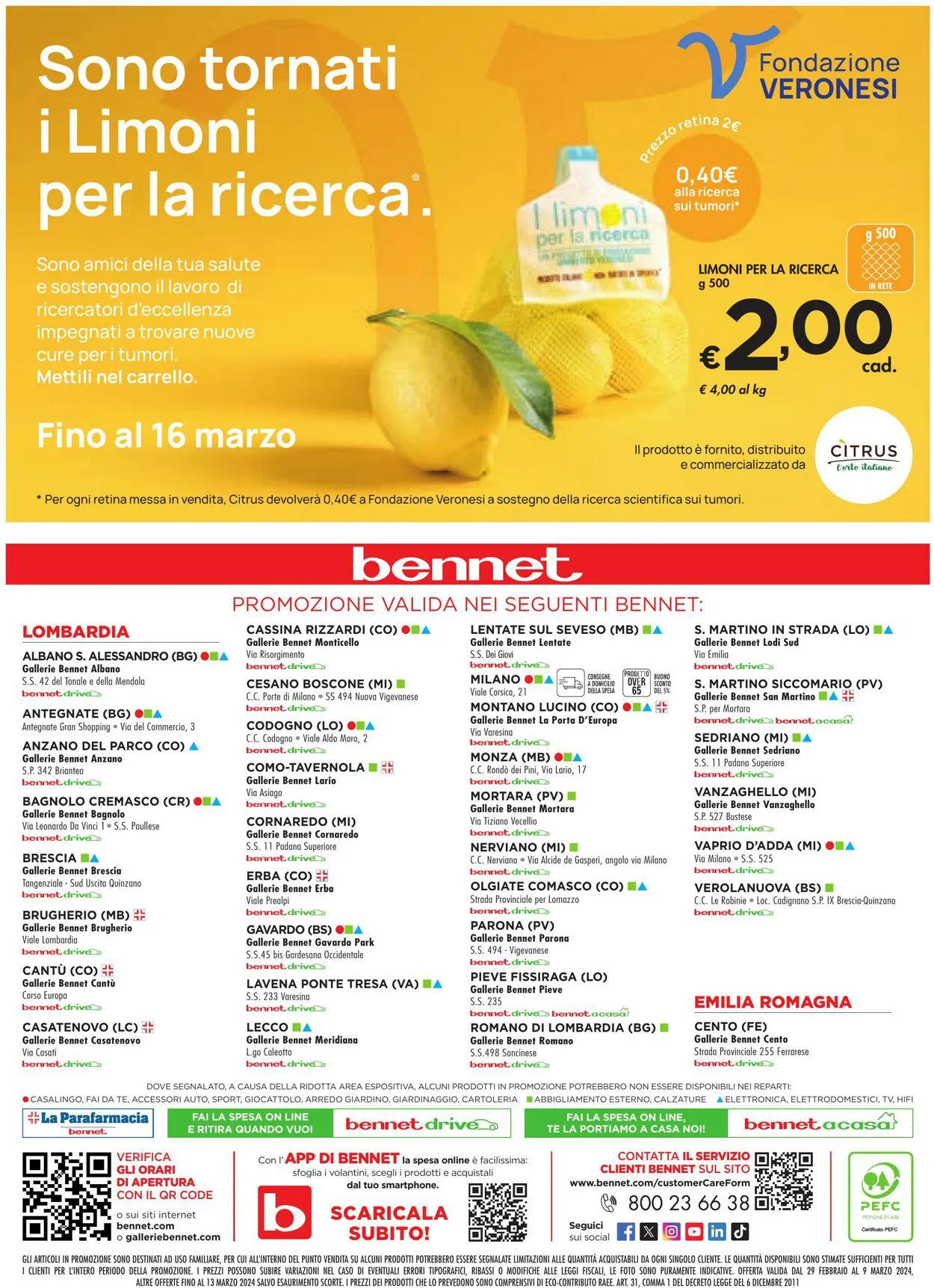 bennet Volantino attuale da 29 febbraio a 9 marzo di 2024 - Pagina del volantino 2