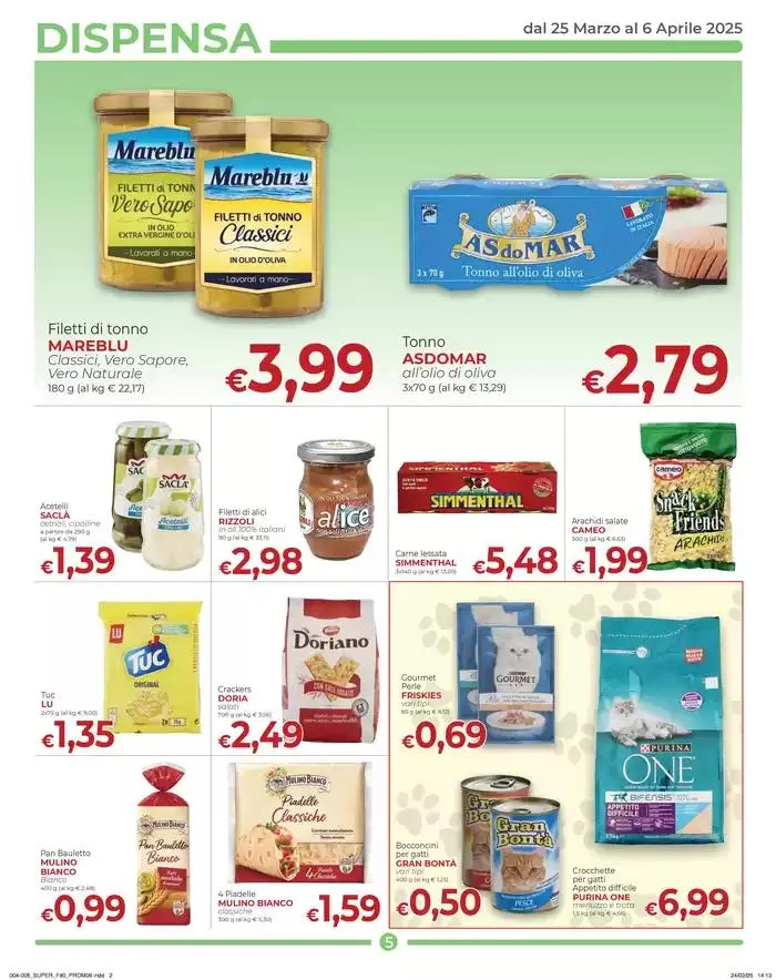 Promozione dal 25 Marzo al 6 Aprile da 25 marzo a 6 aprile di 2025 - Pagina del volantino 5