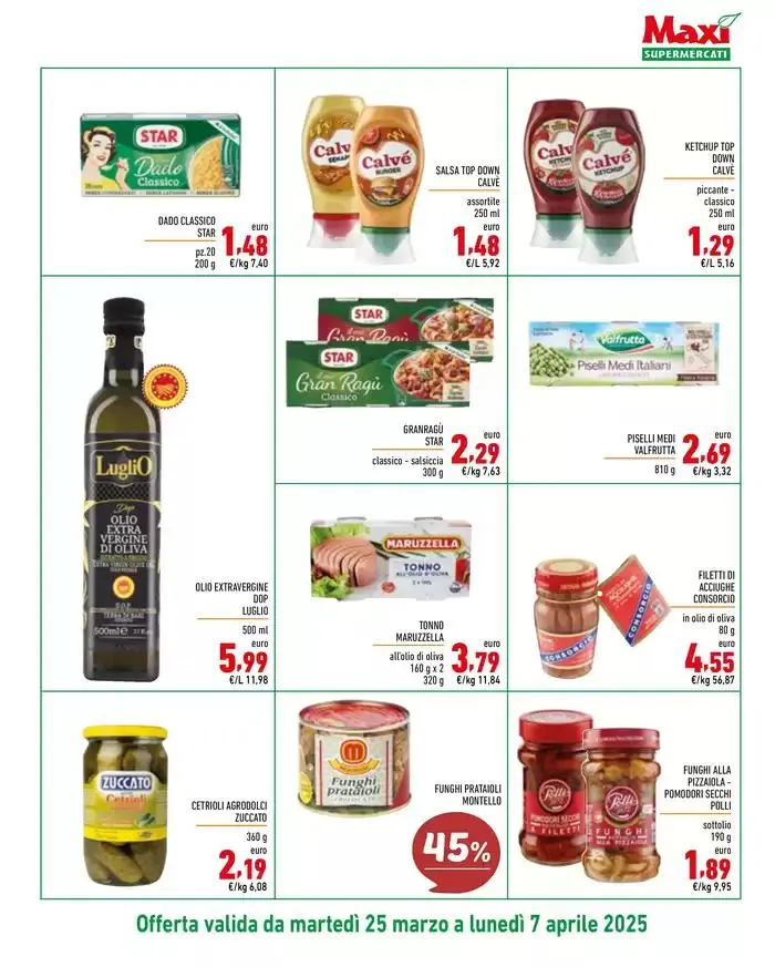 Da noi conviene tutti i giorni da 25 marzo a 7 aprile di 2025 - Pagina del volantino 9