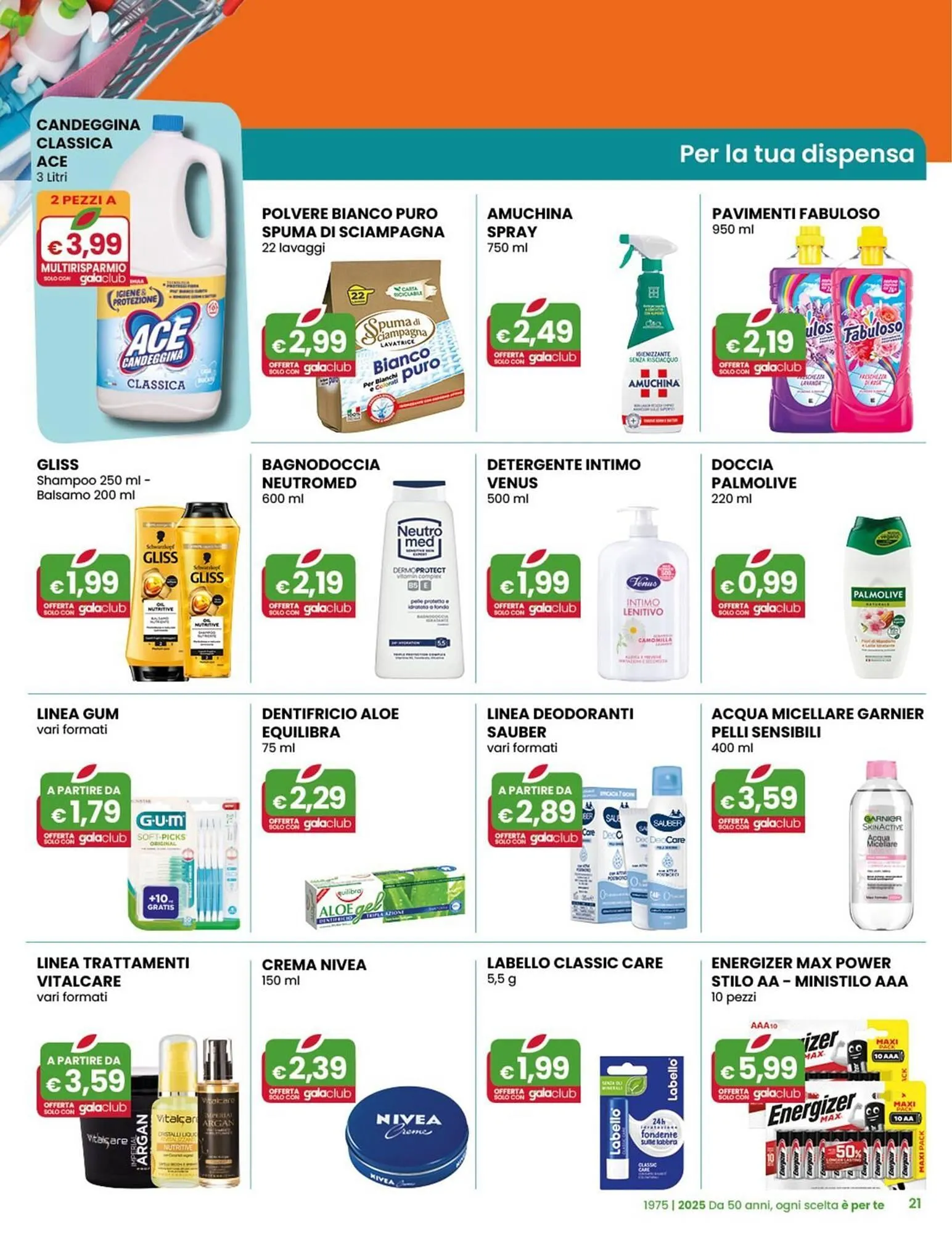 Volantino Gala Supermercati da 3 dicembre a 16 dicembre di 2025 - Pagina del volantino 21