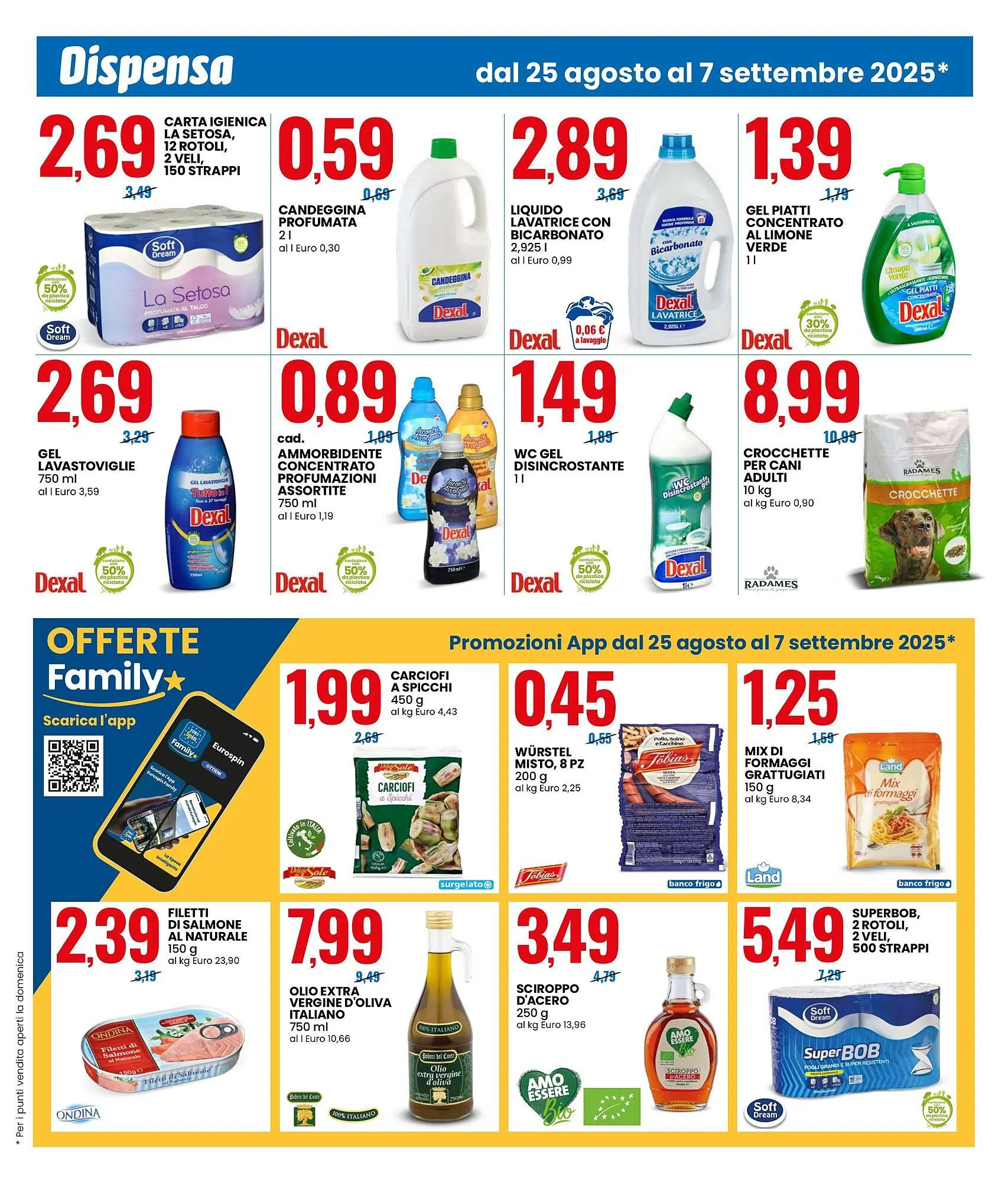 Volantino Eurospin da 25 agosto a 7 settembre di 2025 - Pagina del volantino 7