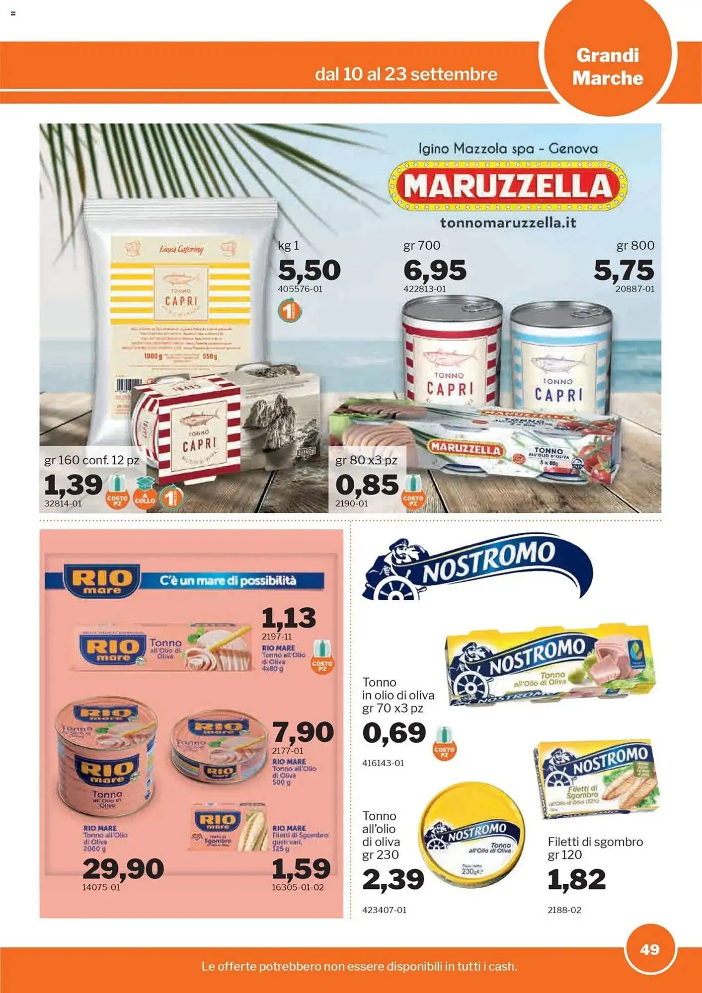 Volantino GrosMarket da 10 settembre a 23 settembre di 2025 - Pagina del volantino 49