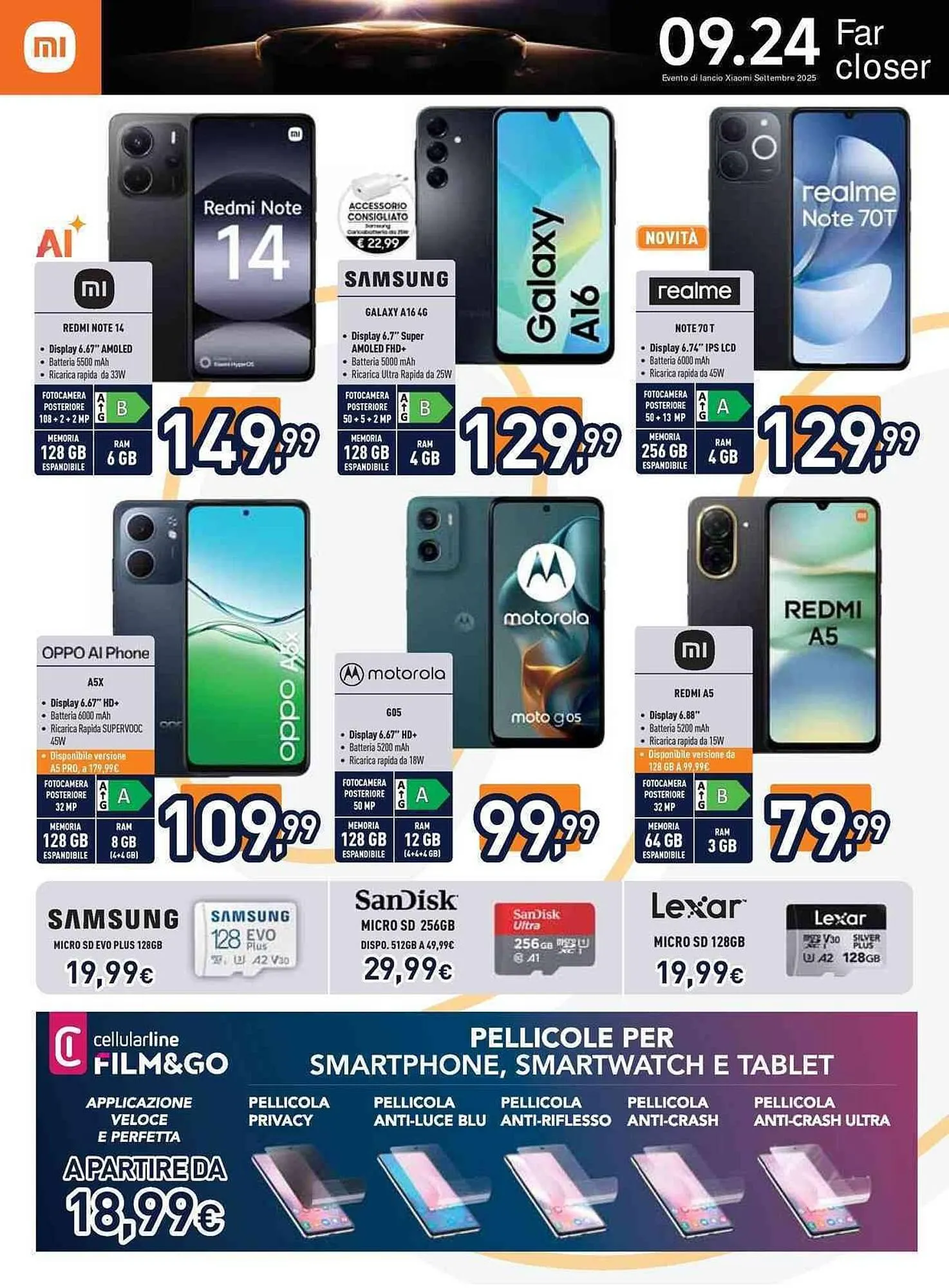 Volantino Unieuro da 17 settembre a 3 ottobre di 2025 - Pagina del volantino 33