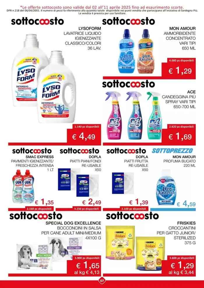Sottocosto da 2 aprile a 11 aprile di 2025 - Pagina del volantino 9