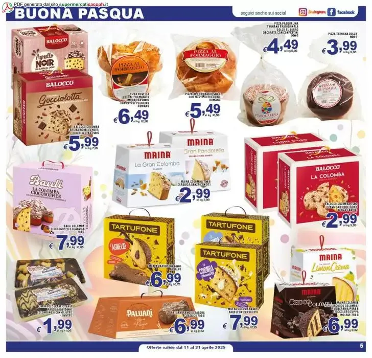 Buona Pasqua da 11 aprile a 21 aprile di 2025 - Pagina del volantino 5