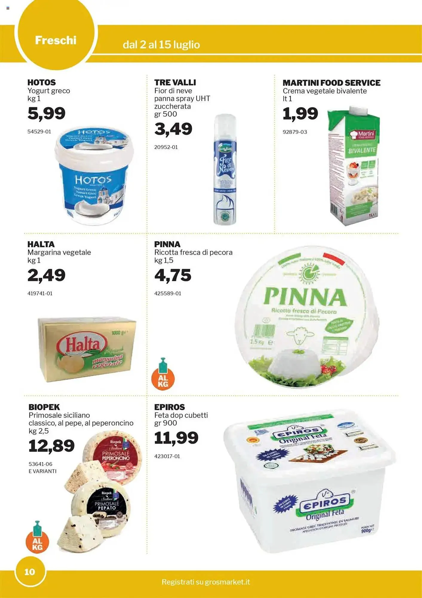 Volantino GrosMarket da 2 luglio a 15 luglio di 2025 - Pagina del volantino 10