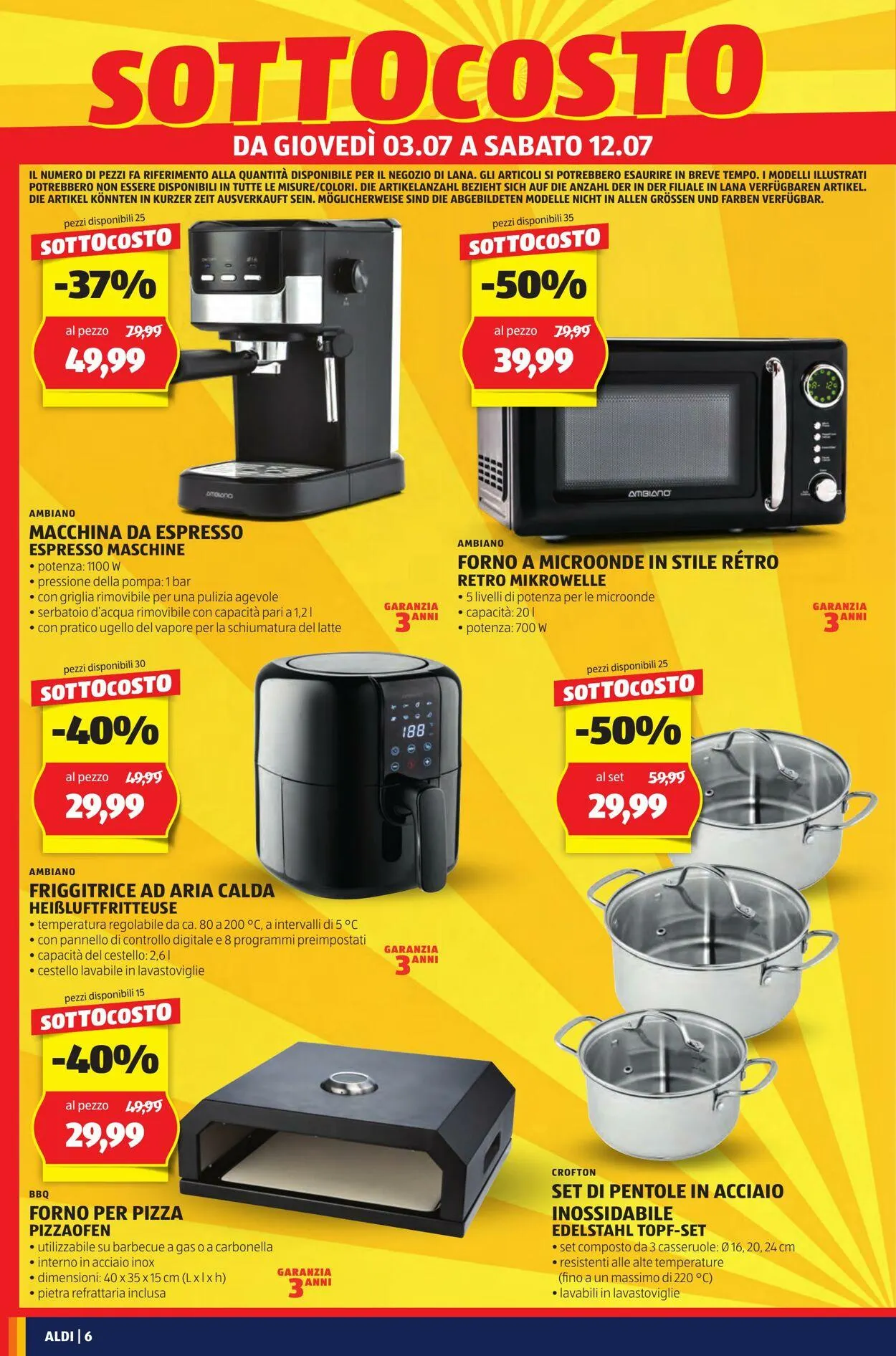 Aldi Volantino attuale da 29 giugno a 13 luglio di 2025 - Pagina del volantino 6