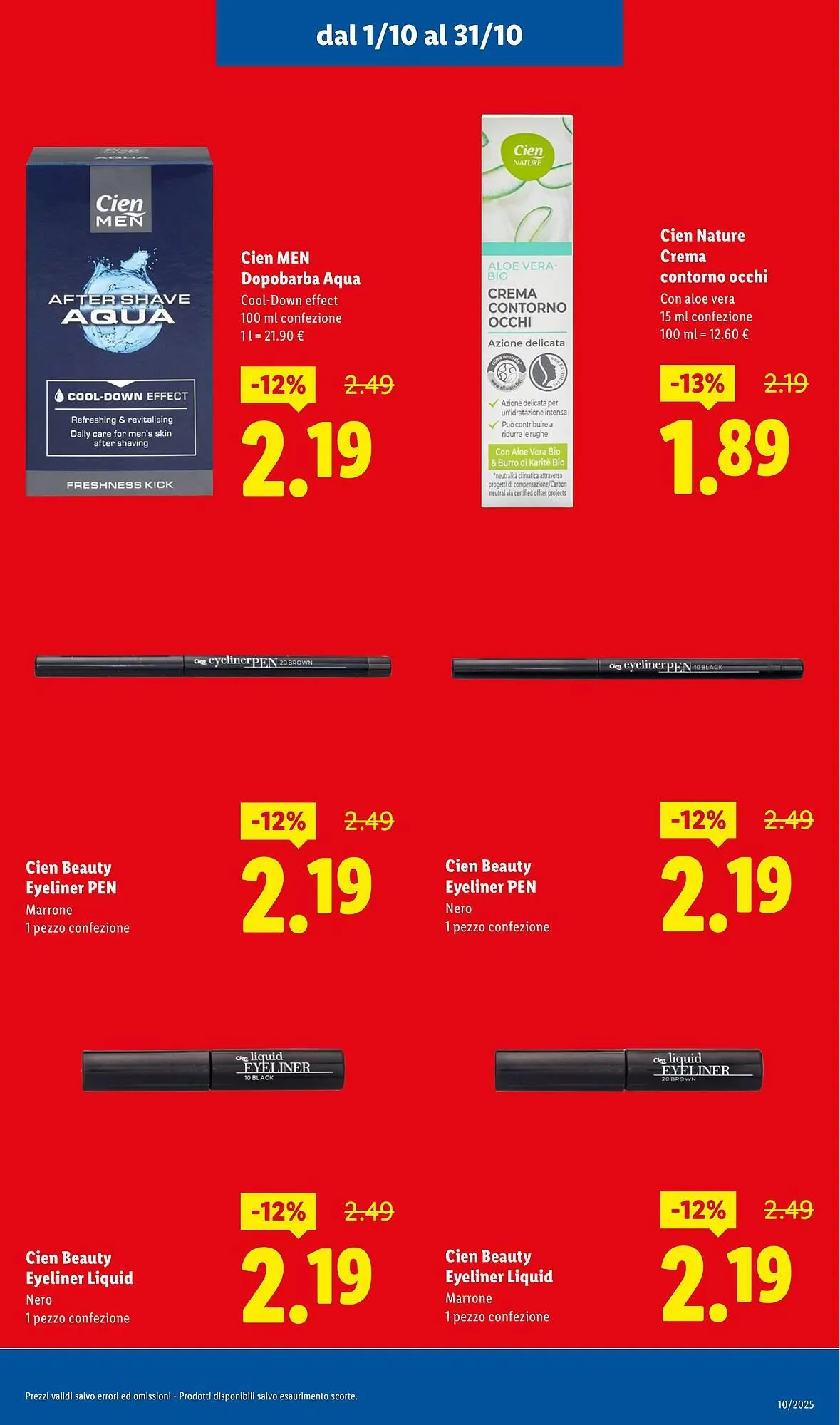 Volantino Lidl da 1 ottobre a 31 ottobre di 2025 - Pagina del volantino 13