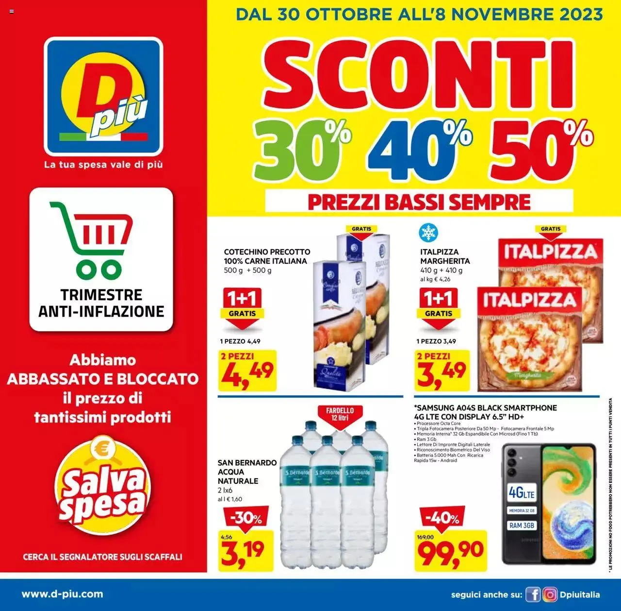 Volantino D Più da 30 ottobre a 8 novembre di 2023 - Pagina del volantino 1