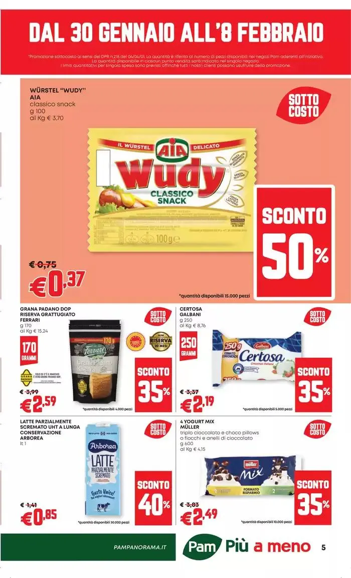 SOTTOCOSTO da 30 gennaio a 8 febbraio di 2025 - Pagina del volantino 5