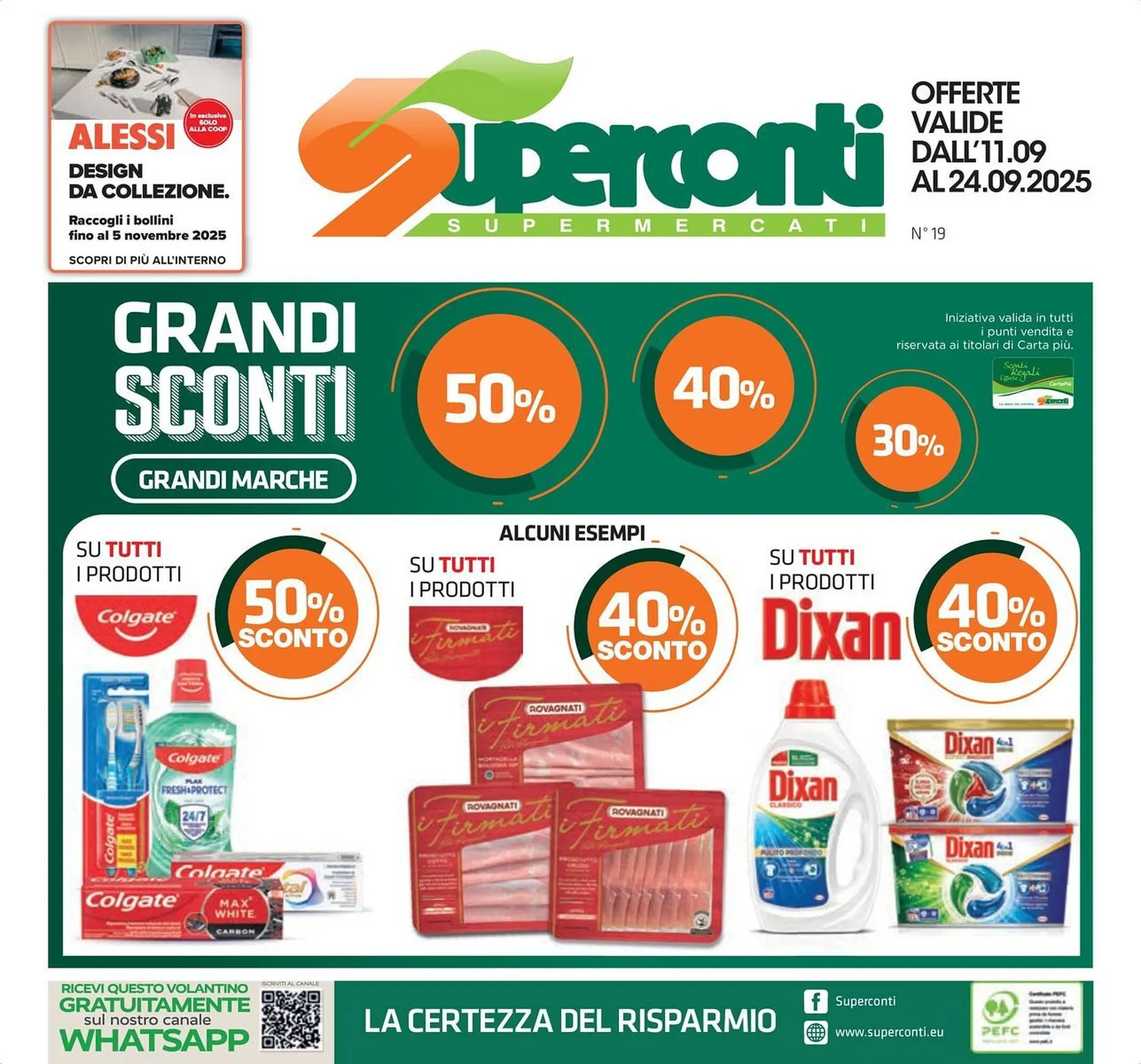 Volantino Superconti da 11 settembre a 24 settembre di 2025 - Pagina del volantino 1