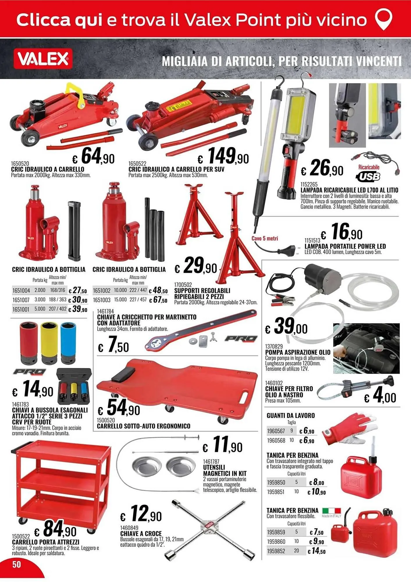 Volantino Valex da 5 marzo a 31 dicembre di 2025 - Pagina del volantino 50