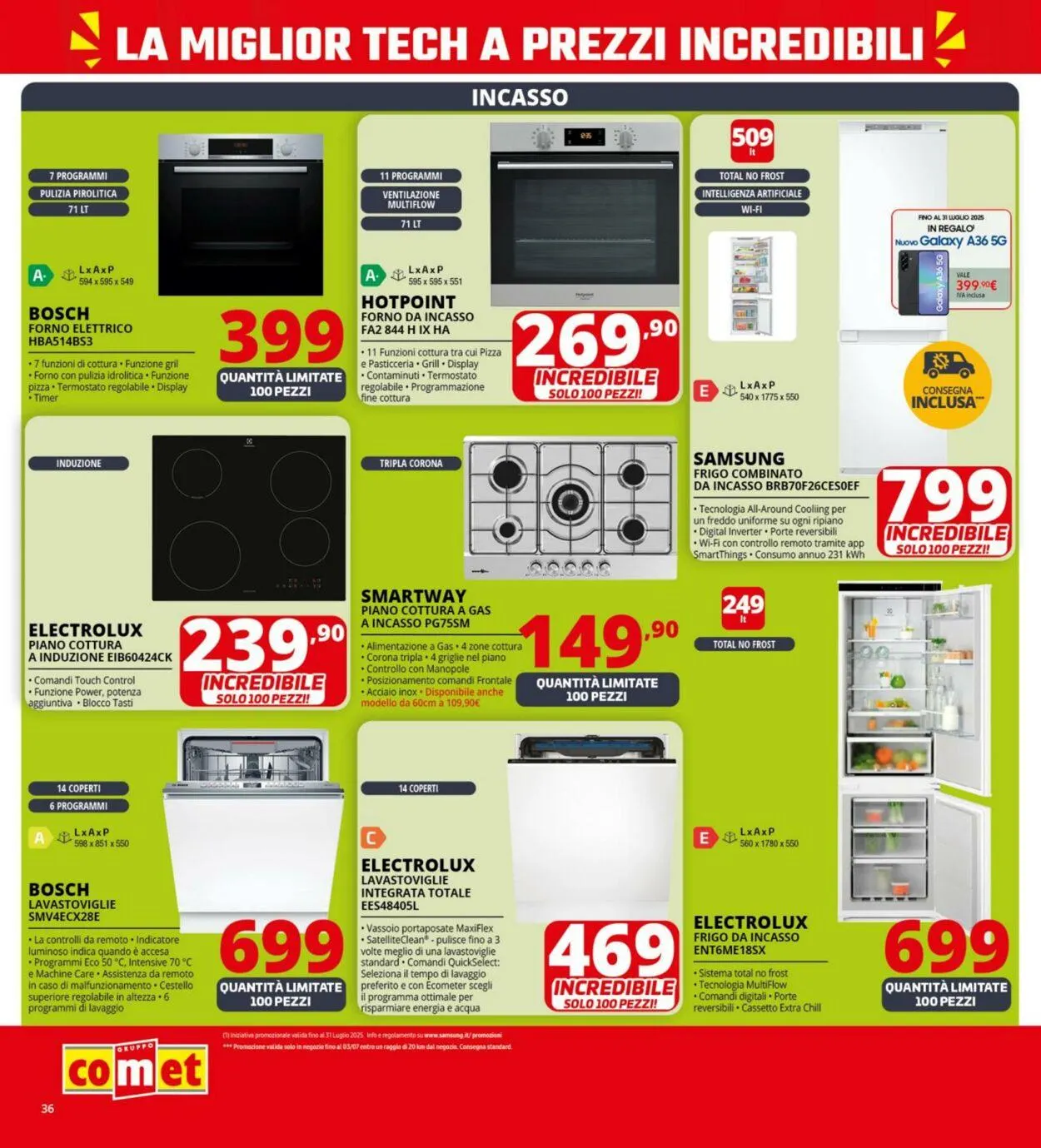 Comet Volantino attuale da 19 giugno a 3 luglio di 2025 - Pagina del volantino 36