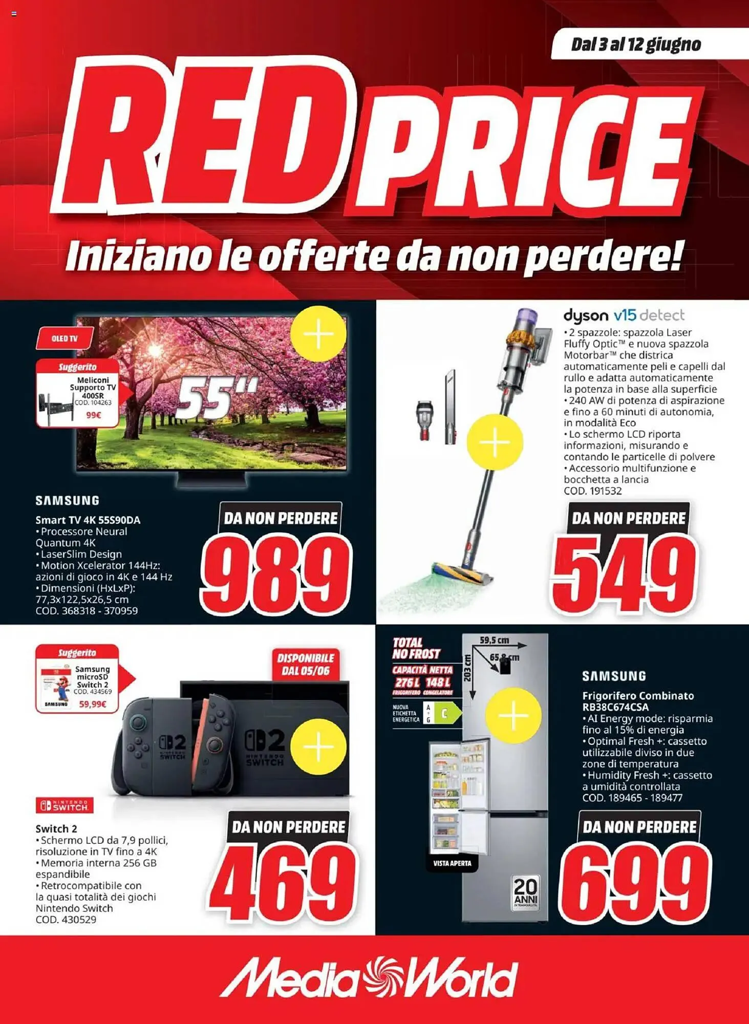Volantino MediaWorld da 3 giugno a 12 giugno di 2025 - Pagina del volantino 1