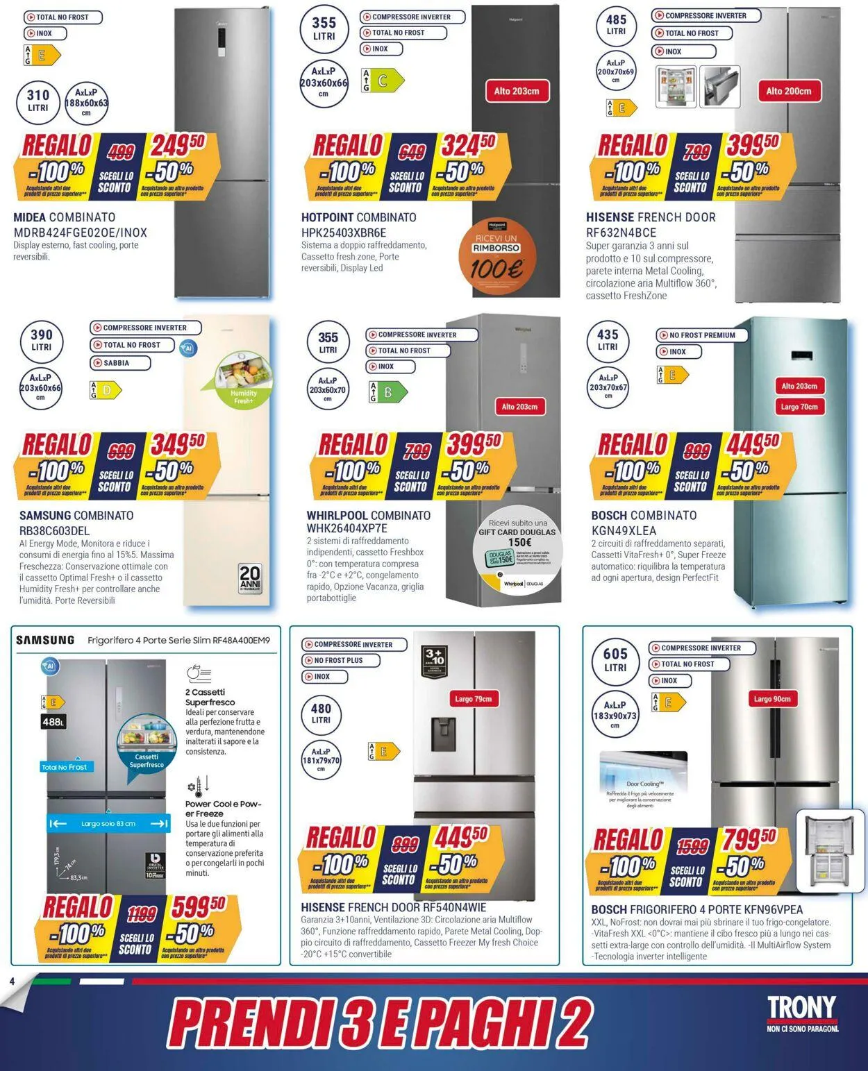 Trony - Palermo Volantino attuale da 3 luglio a 30 luglio di 2025 - Pagina del volantino 4