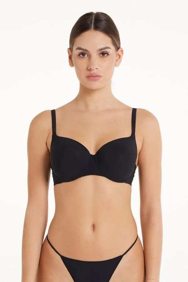 Sujetador Balconette Prague de Microfibra Reciclada con Cobertura Total