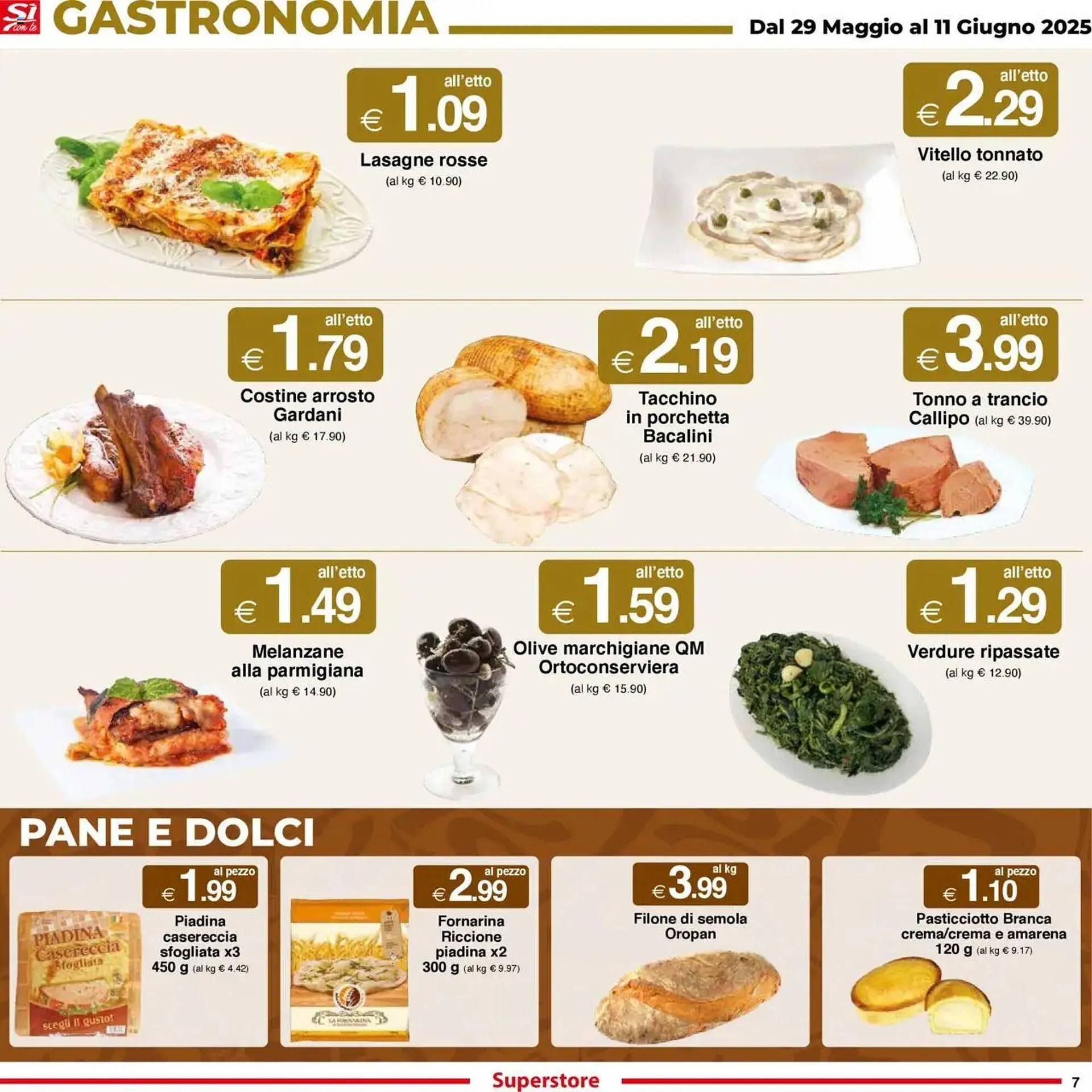Volantino Sì con te da 29 maggio a 11 giugno di 2025 - Pagina del volantino 7