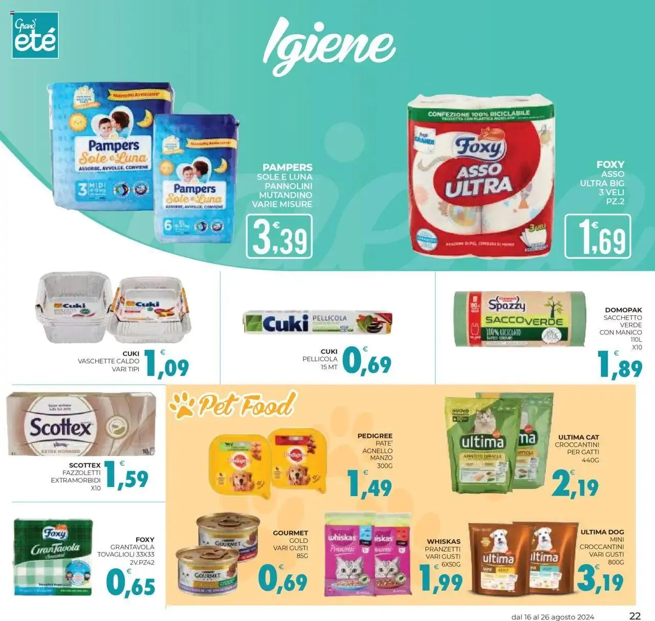 Volantino Eté - Grandeté da 16 agosto a 26 agosto di 2024 - Pagina del volantino 22