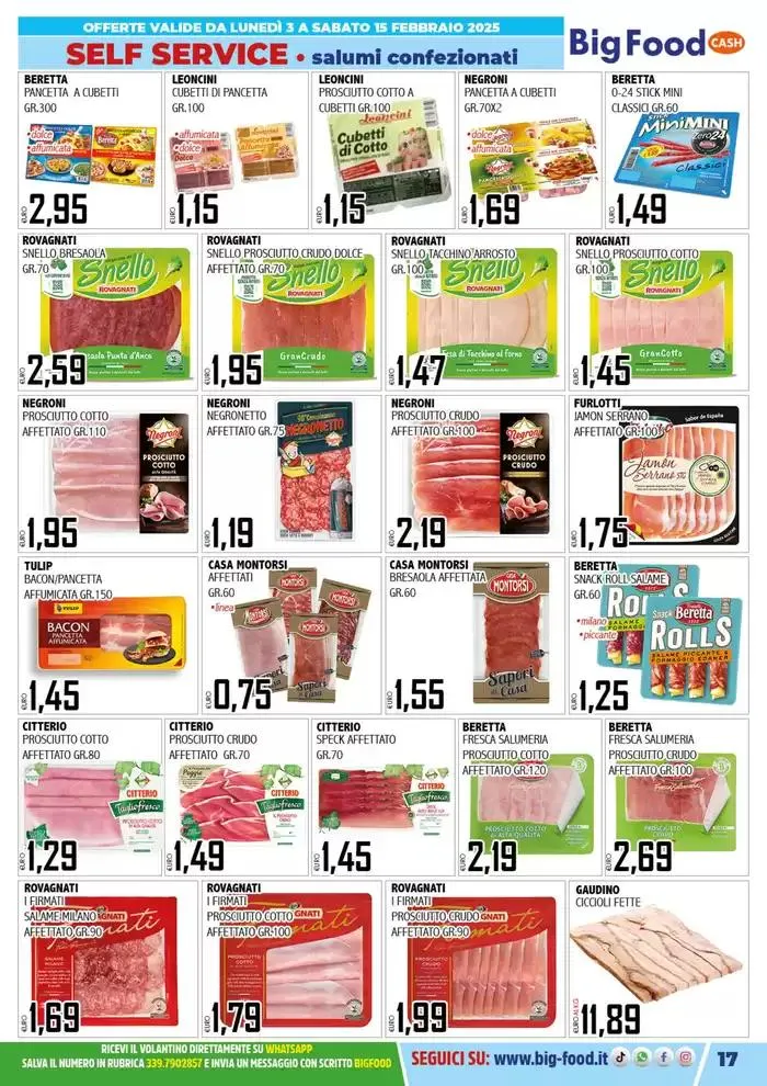 Carnevale innamorati della convenienza da 3 febbraio a 15 febbraio di 2025 - Pagina del volantino 17