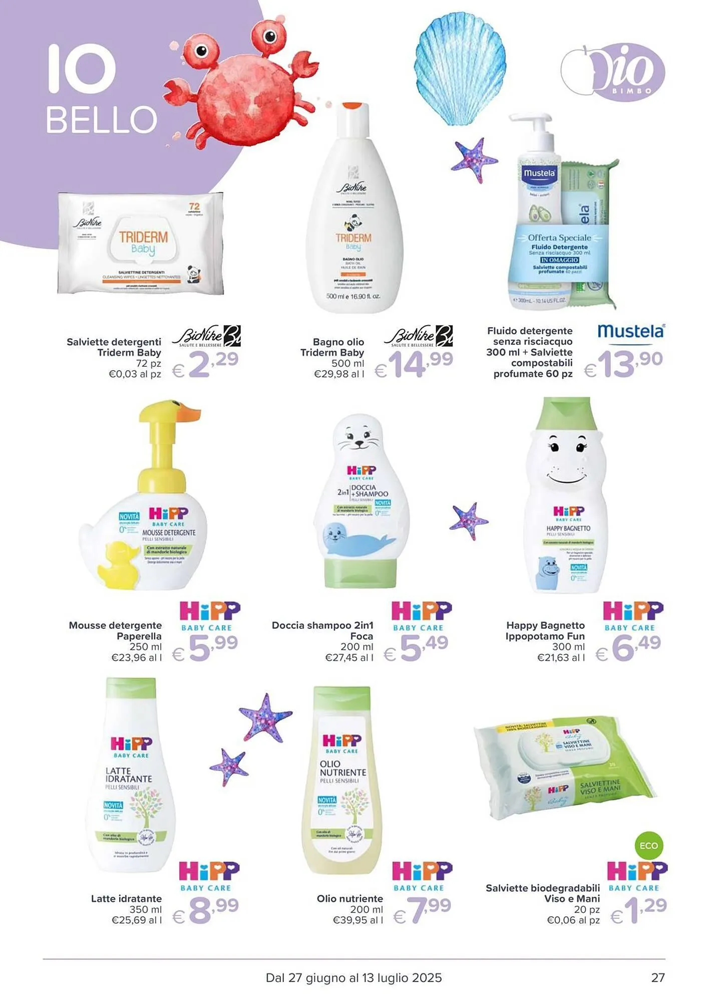 Volantino Io Bimbo da 27 giugno a 13 luglio di 2025 - Pagina del volantino 27