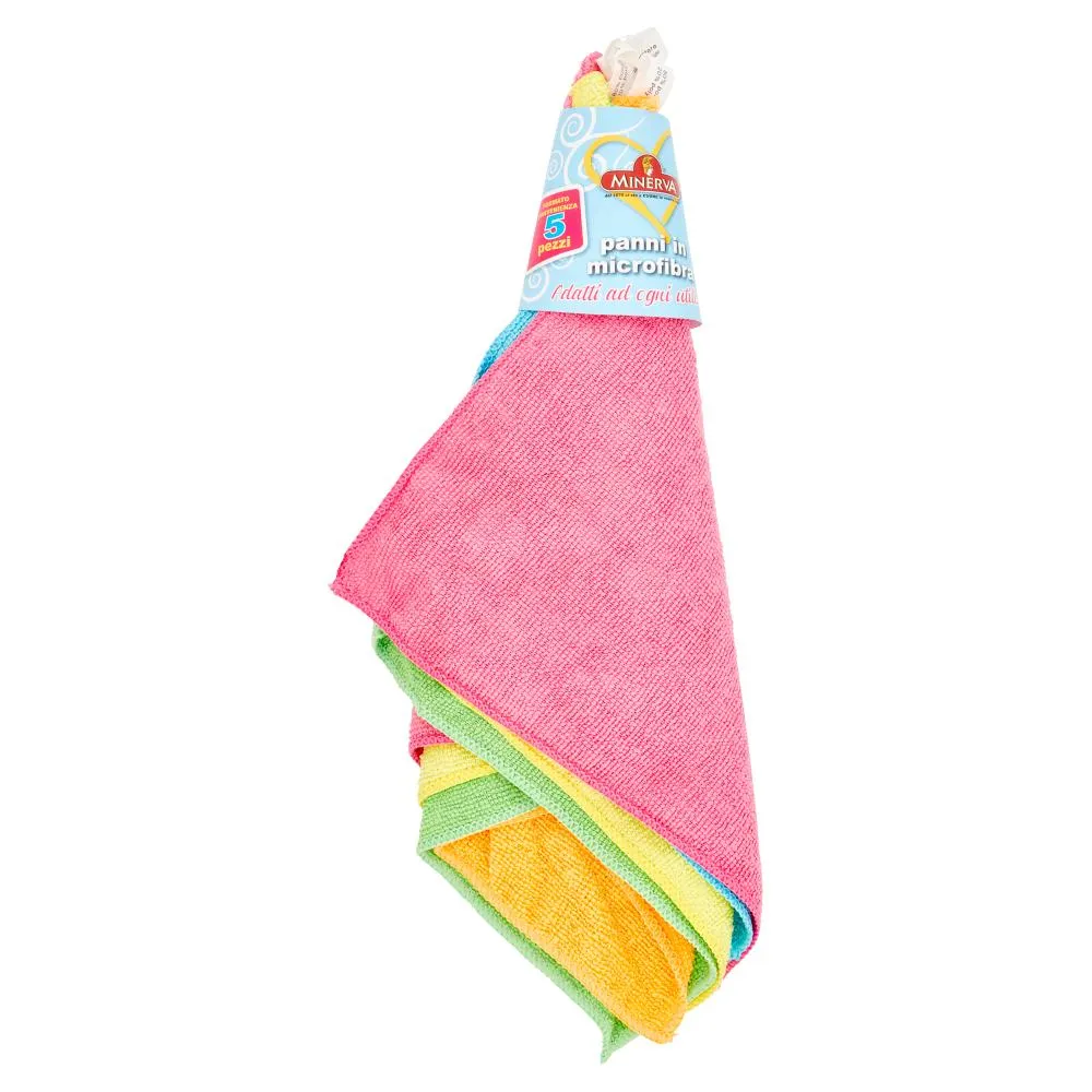 Minerva panni in microfibra 5 pz