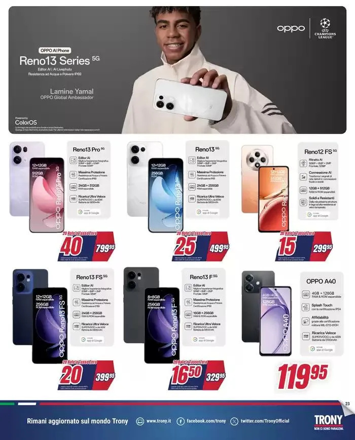 Tasso Zero da Trony! da 20 marzo a 2 aprile di 2025 - Pagina del volantino 23