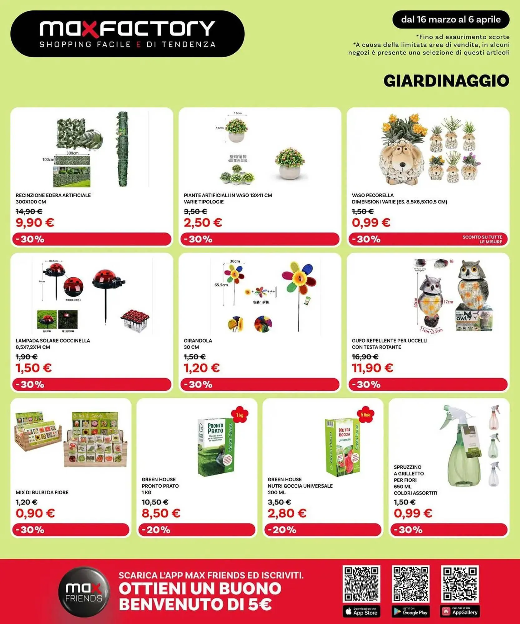Volantino Max Factory da 16 marzo a 6 aprile di 2026 - Pagina del volantino 26