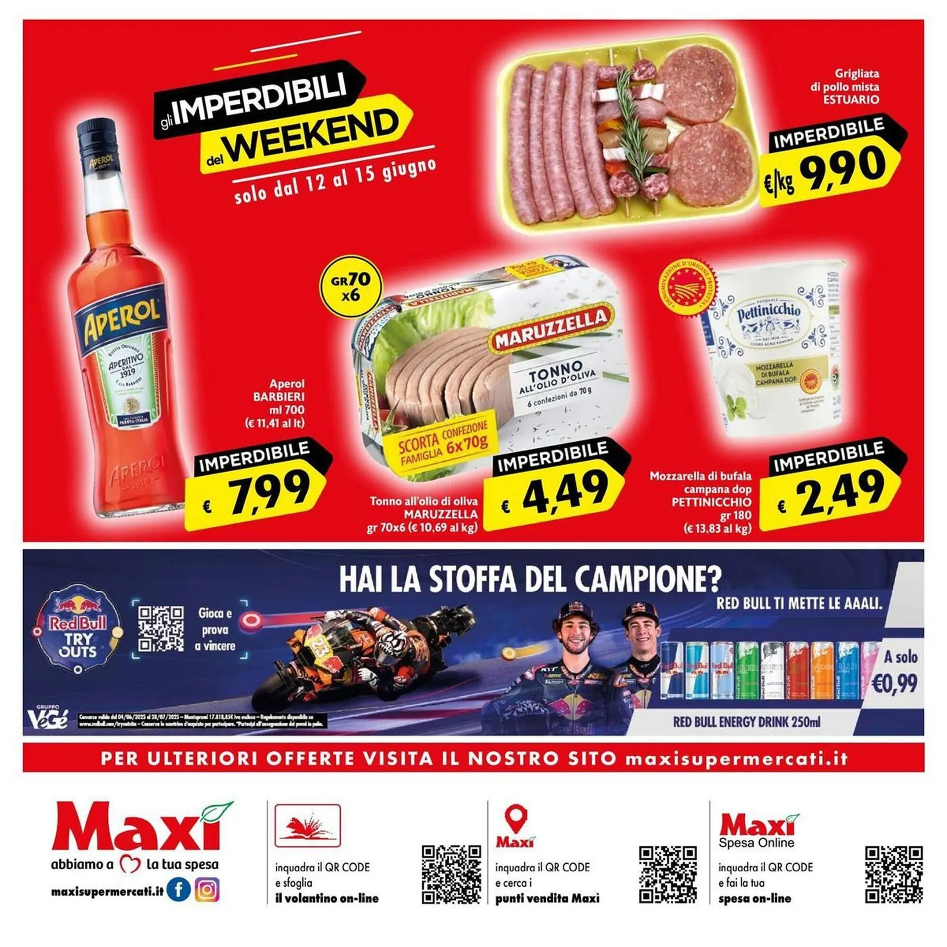 Volantino Maxi Supermercati da 5 giugno a 18 giugno di 2025 - Pagina del volantino 12