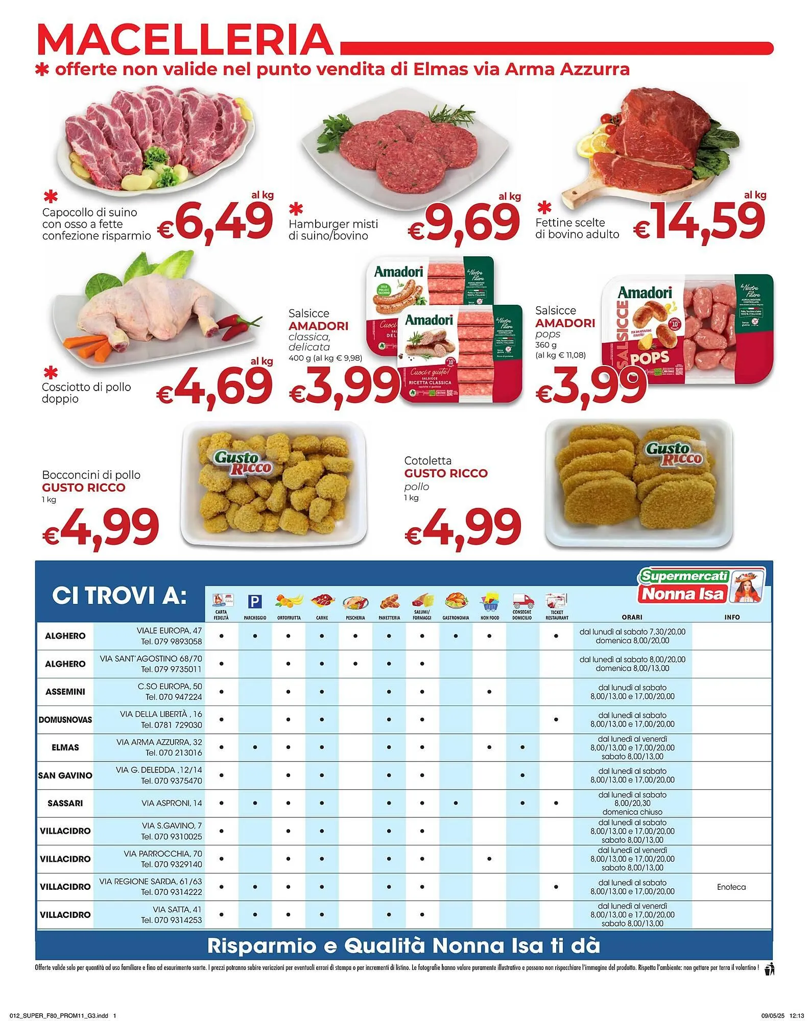Volantino Supermercati Nonna Isa da 3 giugno a 15 giugno di 2025 - Pagina del volantino 13