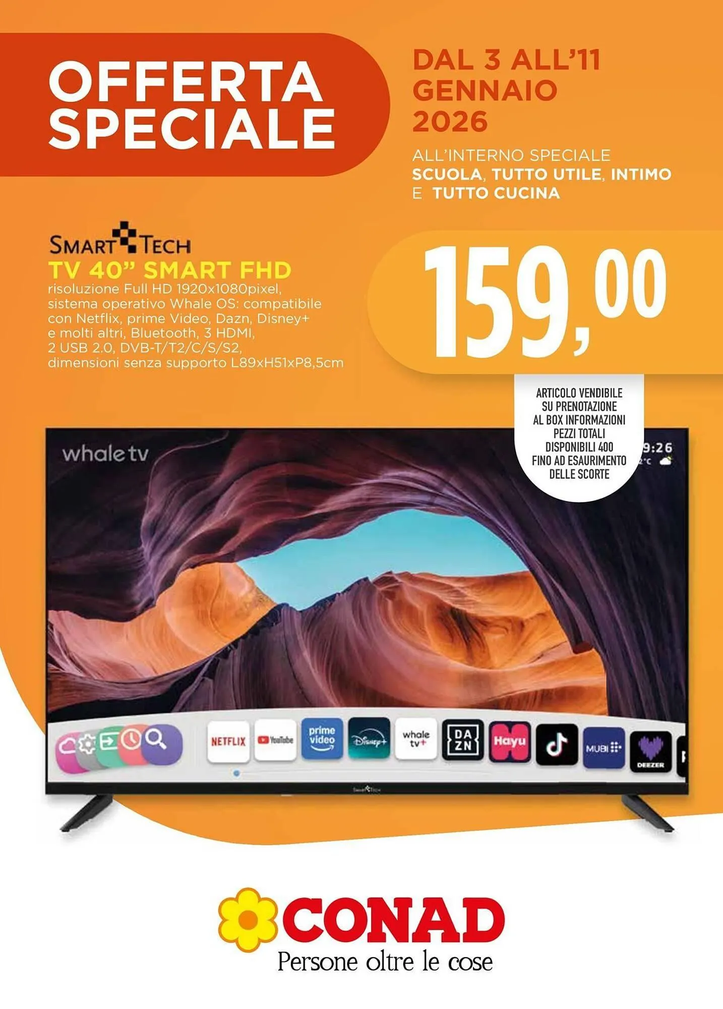 Volantino Conad da 3 gennaio a 11 gennaio di 2026 - Pagina del volantino 1