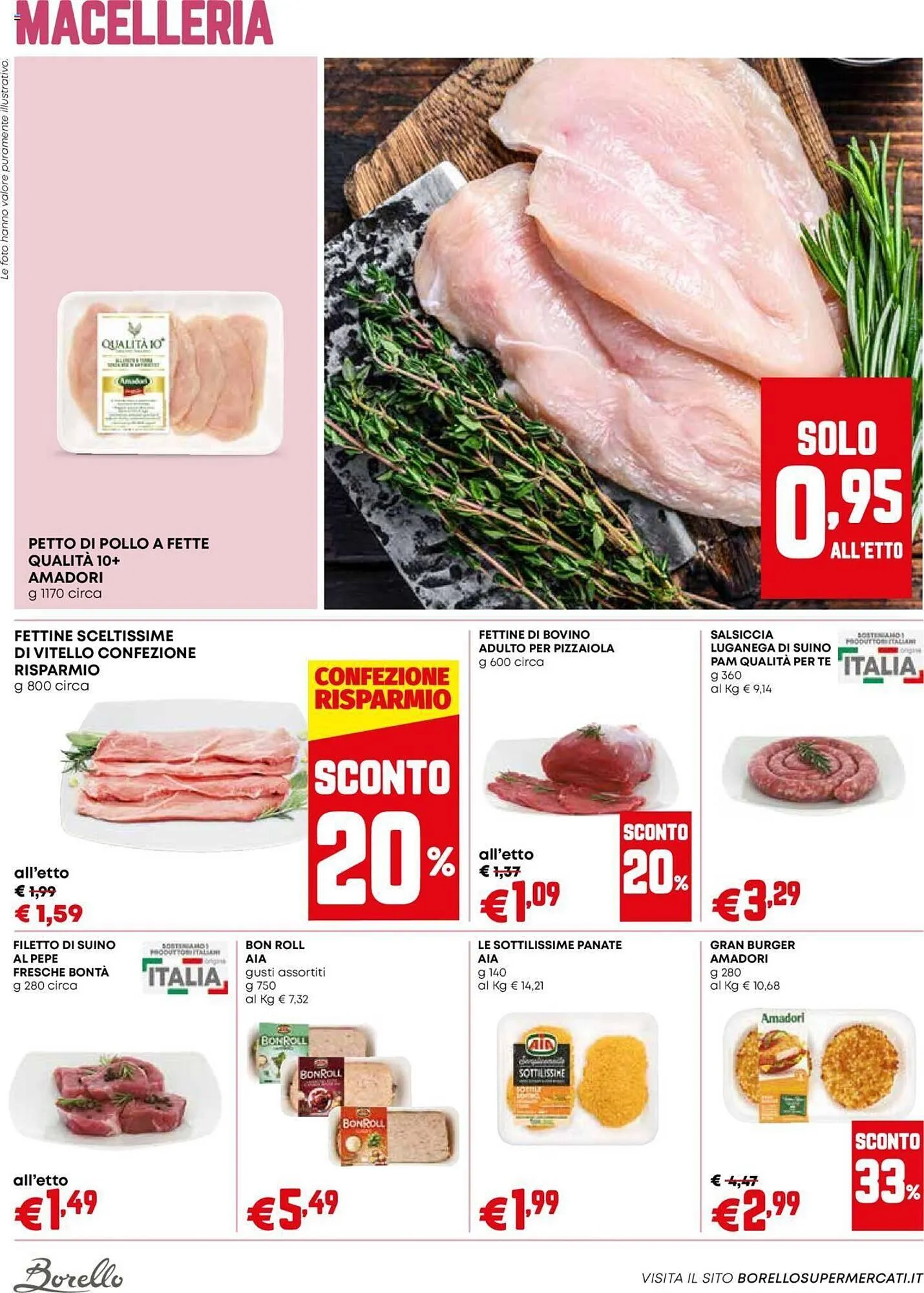 Volantino Borello Supermercati da 22 agosto a 4 settembre di 2024 - Pagina del volantino 6
