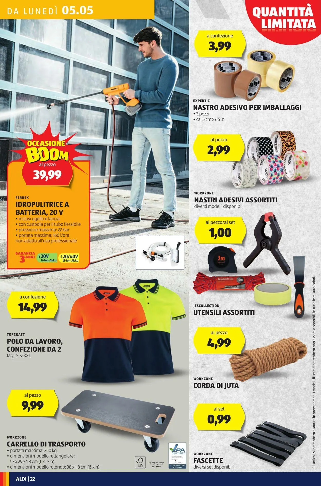 Aldi Volantino attuale da 5 maggio a 11 maggio di 2025 - Pagina del volantino 22