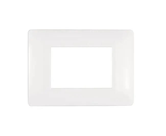 Placca 3 moduli Luhta LEXMAN bianco