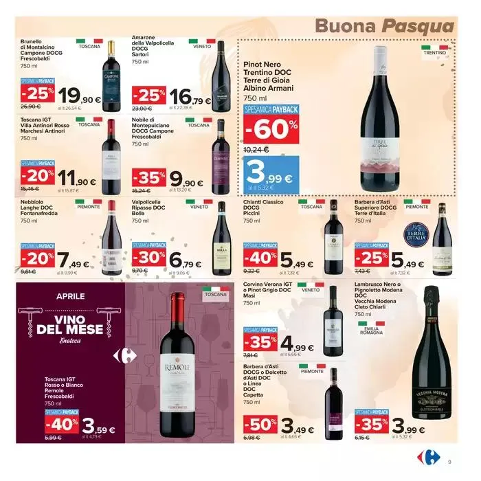 Sconti di pasqua da 8 aprile a 21 aprile di 2025 - Pagina del volantino 9