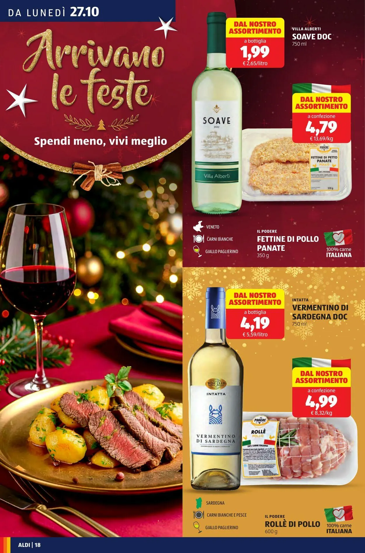 Aldi Volantino attuale da 27 ottobre a 2 novembre di 2025 - Pagina del volantino 18