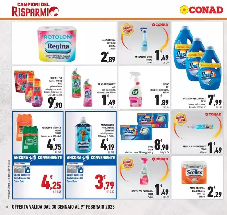Campioni del risparmio da 30 gennaio a 9 febbraio di 2025 - Pagina del volantino 8