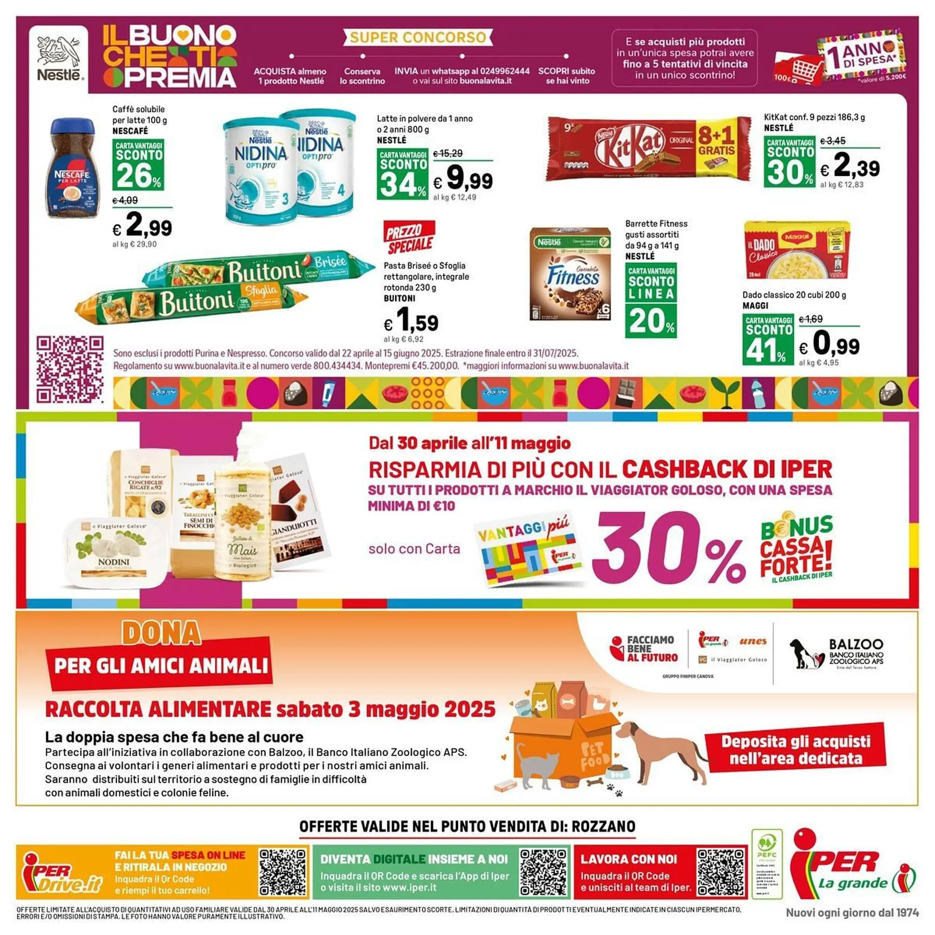 Volantino Iper La Grande da 30 aprile a 11 maggio di 2025 - Pagina del volantino 44