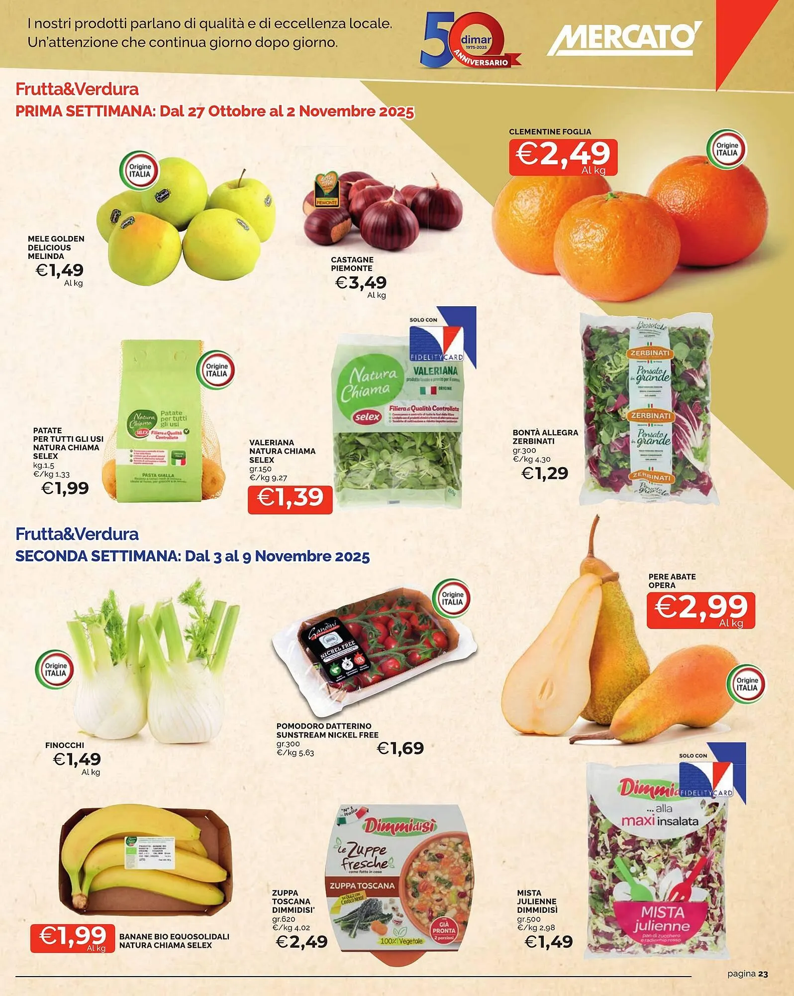 Volantino Mercatò Extra da 27 ottobre a 9 novembre di 2025 - Pagina del volantino 23