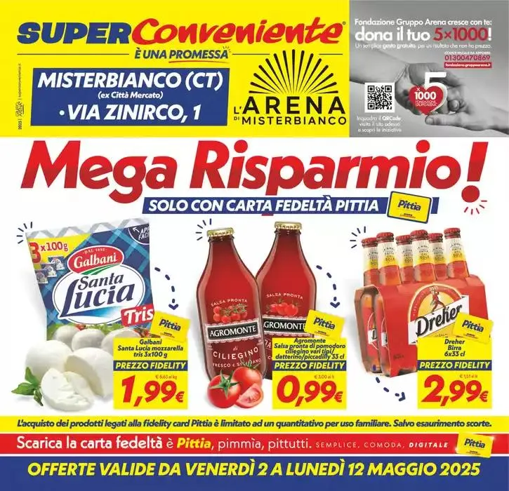Mega risparmio da 2 maggio a 12 maggio di 2025 - Pagina del volantino 1