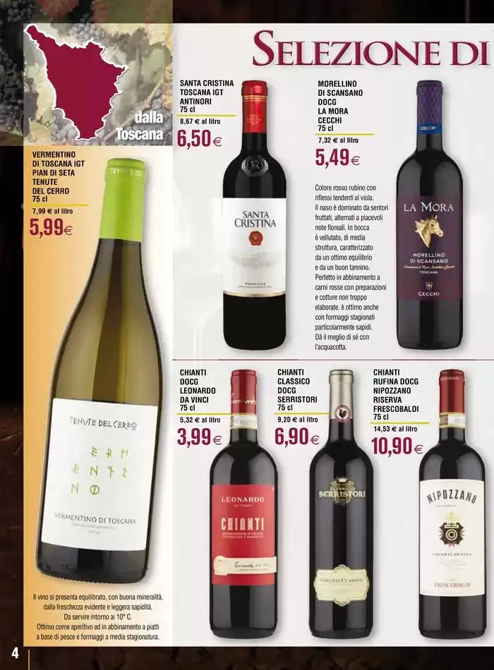 Selezione di vini italiani da 23 aprile a 21 maggio di 2025 - Pagina del volantino 4