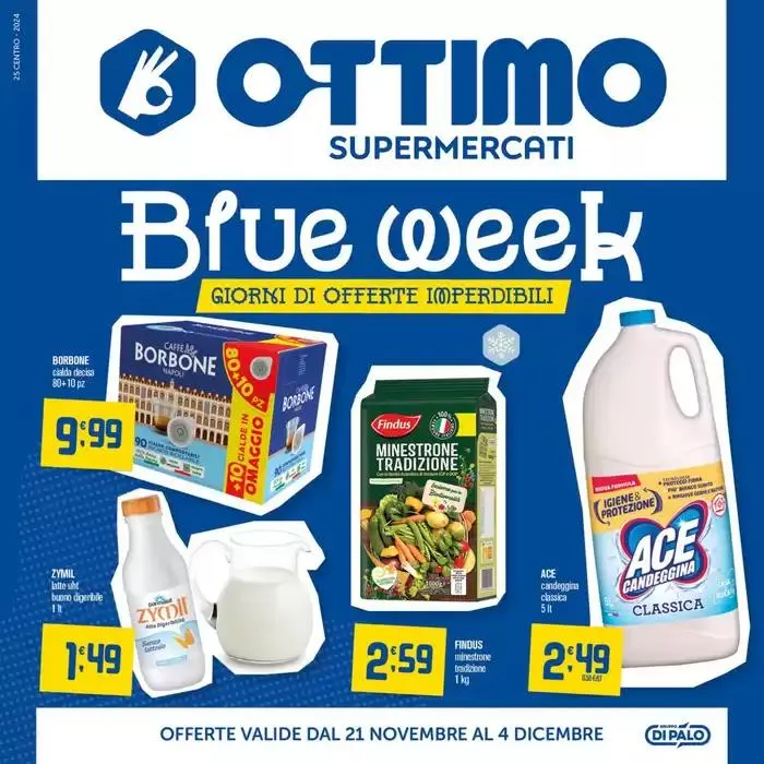 Blue Week da 21 novembre a 4 dicembre di 2024 - Pagina del volantino 1