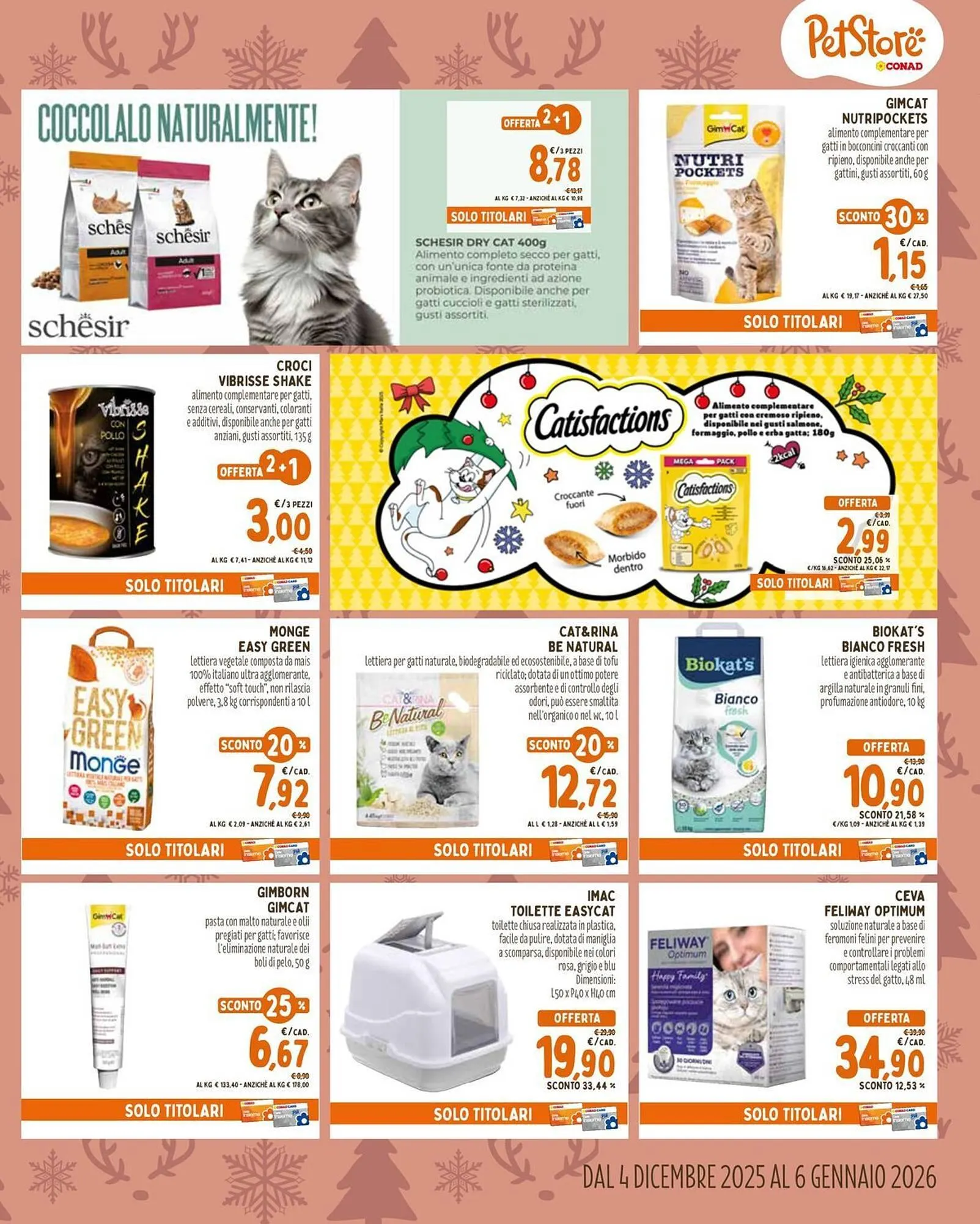 Volantino Pet Store Conad da 4 dicembre a 6 gennaio di 2026 - Pagina del volantino 5