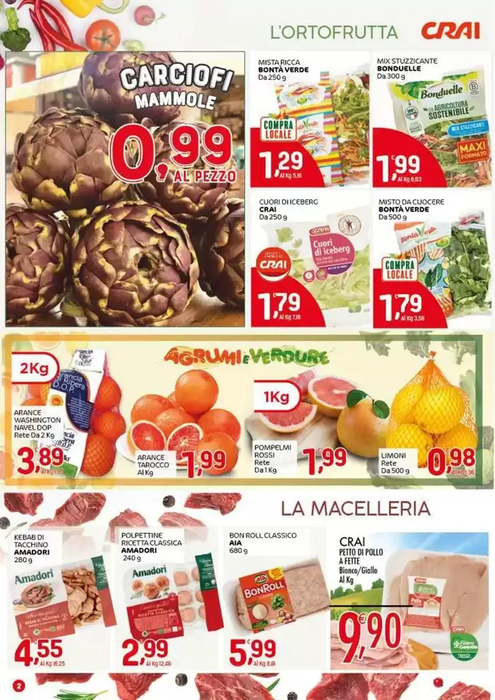 Cuor di Crai da 9 gennaio a 21 gennaio di 2025 - Pagina del volantino 2
