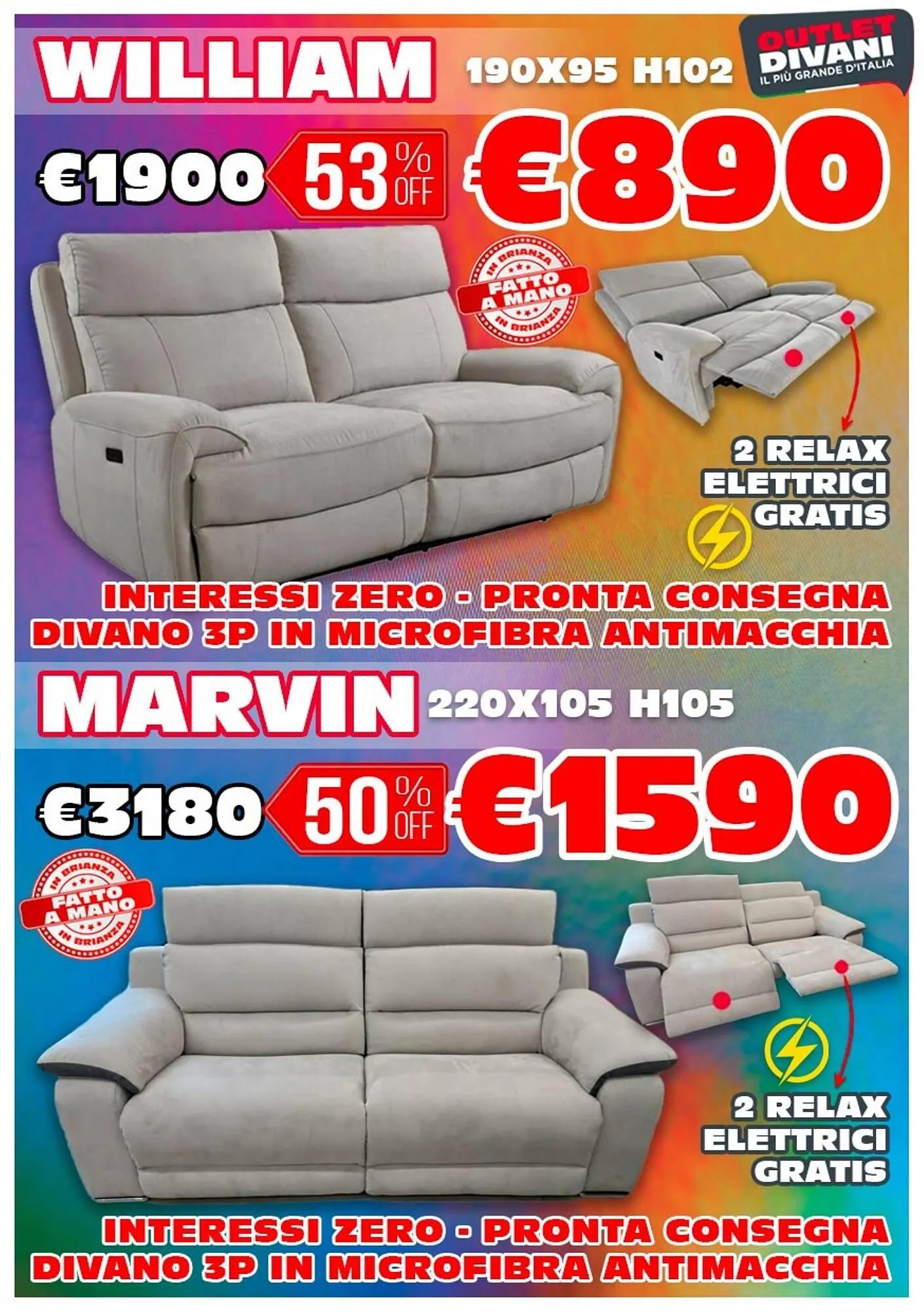 Volantino Outlet Divani da 15 ottobre a 31 dicembre di 2024 - Pagina del volantino 9