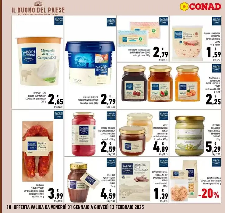 CAMPIONI DEL RISPARMIO da 31 gennaio a 13 febbraio di 2025 - Pagina del volantino 10