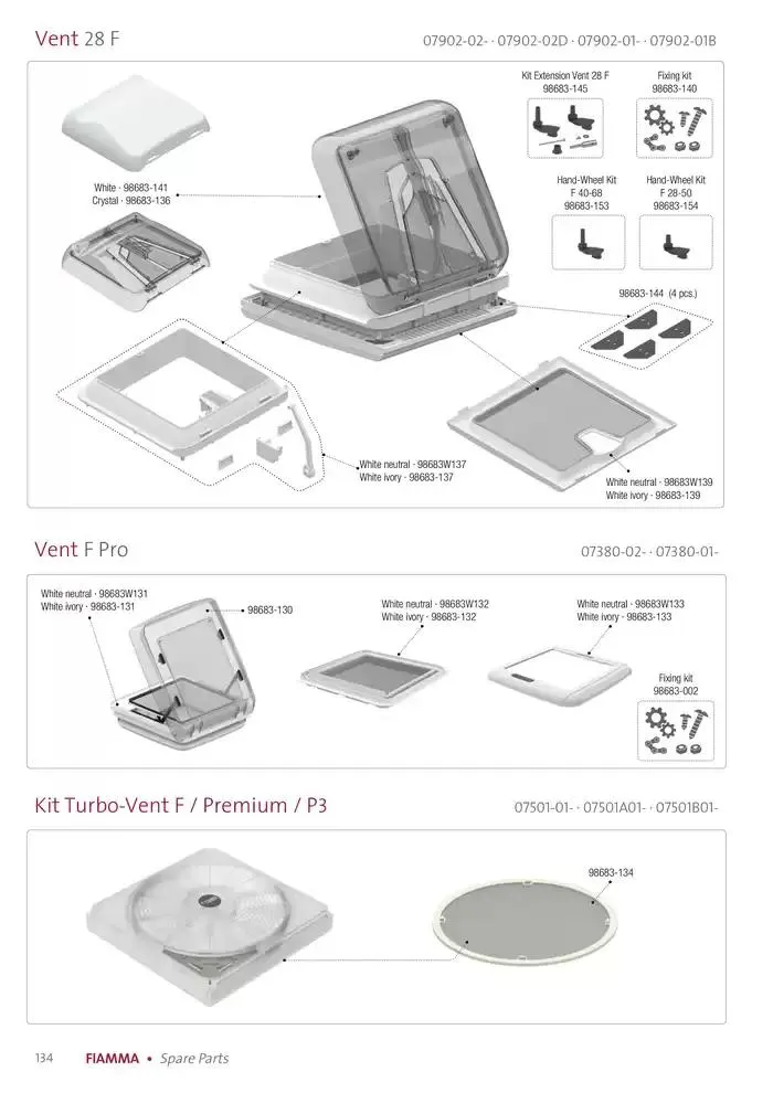 Spare parts catalogo 2025 da 14 gennaio a 31 dicembre di 2025 - Pagina del volantino 134
