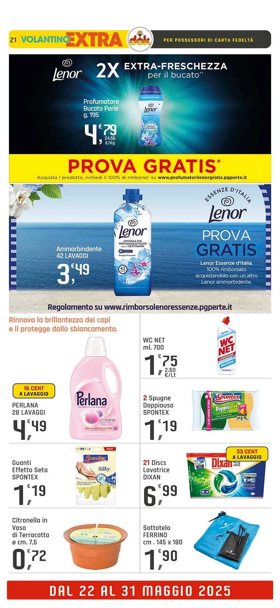 Volantino Supermercati Dok da 22 maggio a 31 maggio di 2025 - Pagina del volantino 21