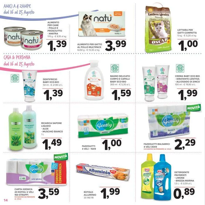 Dal 16 al 25 agosto da 16 agosto a 25 agosto di 2024 - Pagina del volantino 14