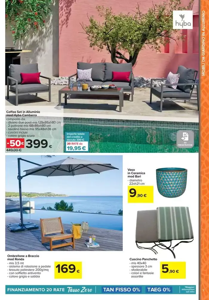 Stile e comfort all'aperto da 1 aprile a 30 aprile di 2025 - Pagina del volantino 7